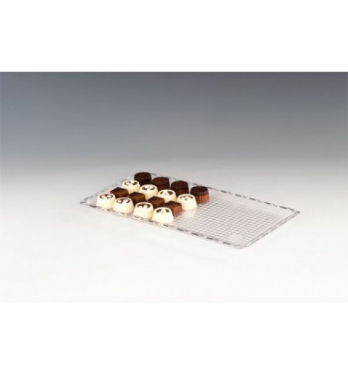 POLYCARBONAT ÇİKOLATA TEŞHİR TEPSİ 15 X 30 Cm